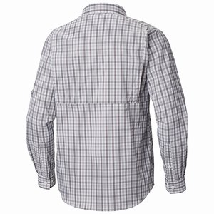 Columbia Silver Ridge Lite Plaid™ Långärmad Tröja Herr Grå (PZCKB2904)